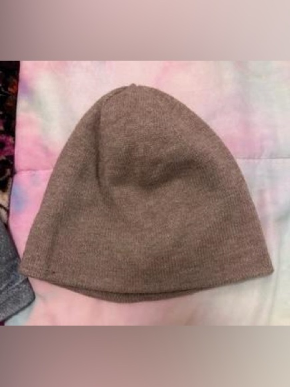 Anthropologie Knit Hat in Taupe Brown